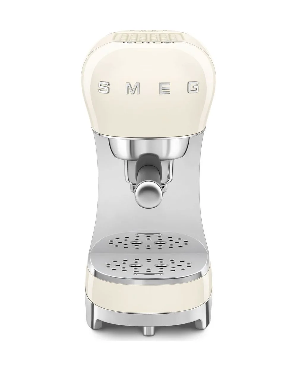 Рожковая кофеварка Smeg ECF00, кремовая