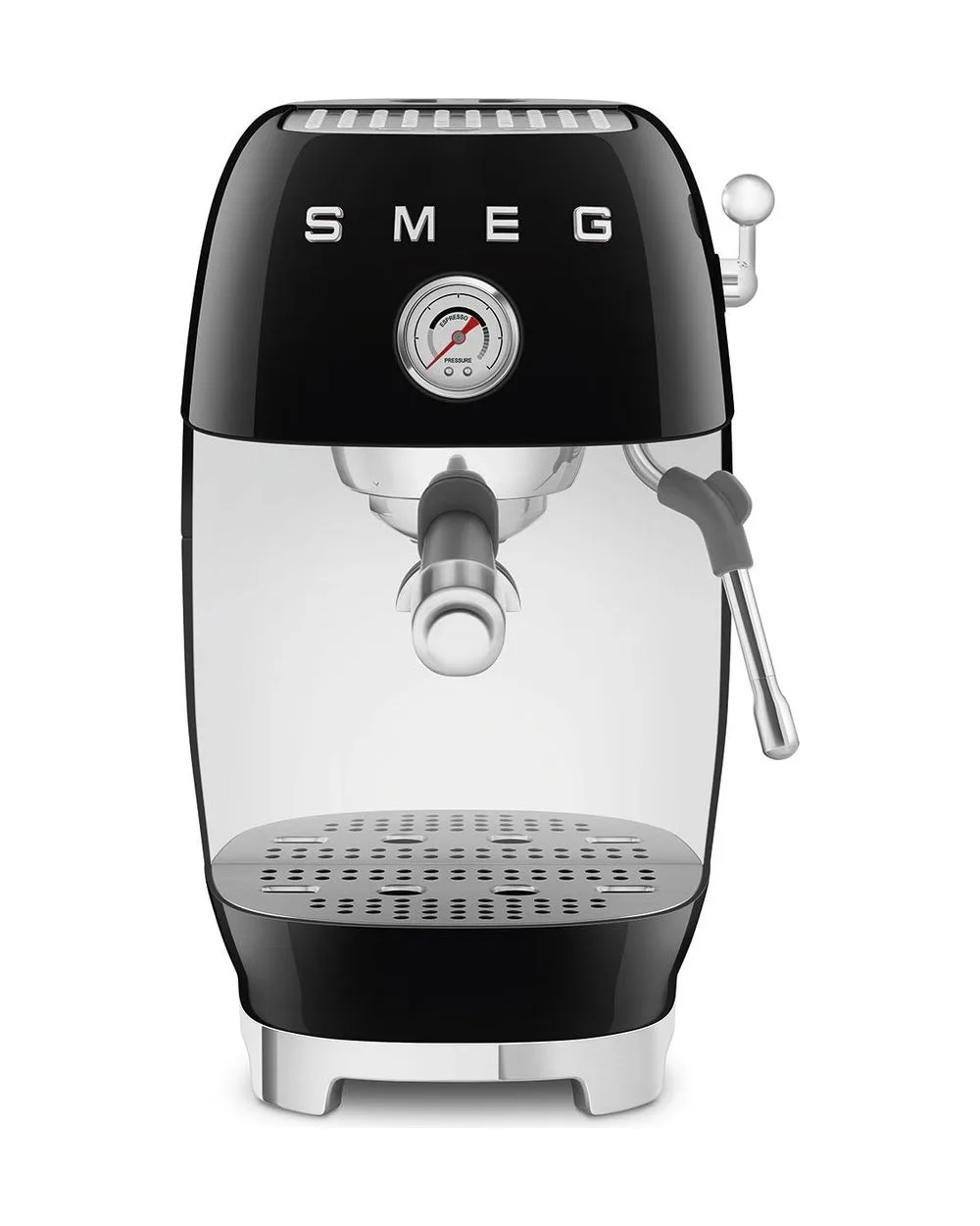 Рожковая кофеварка Smeg ECF03, чёрная