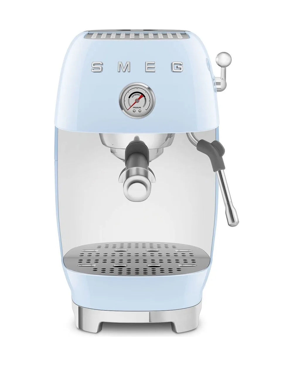 Рожковая кофеварка Smeg ECF03, голубая
